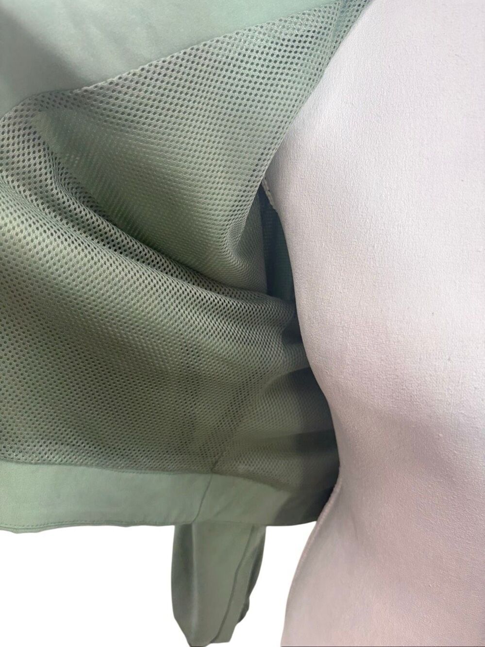 O’Neill Hybrid Women’s Hooded Windbreaker Jacket Size Small Sage Green